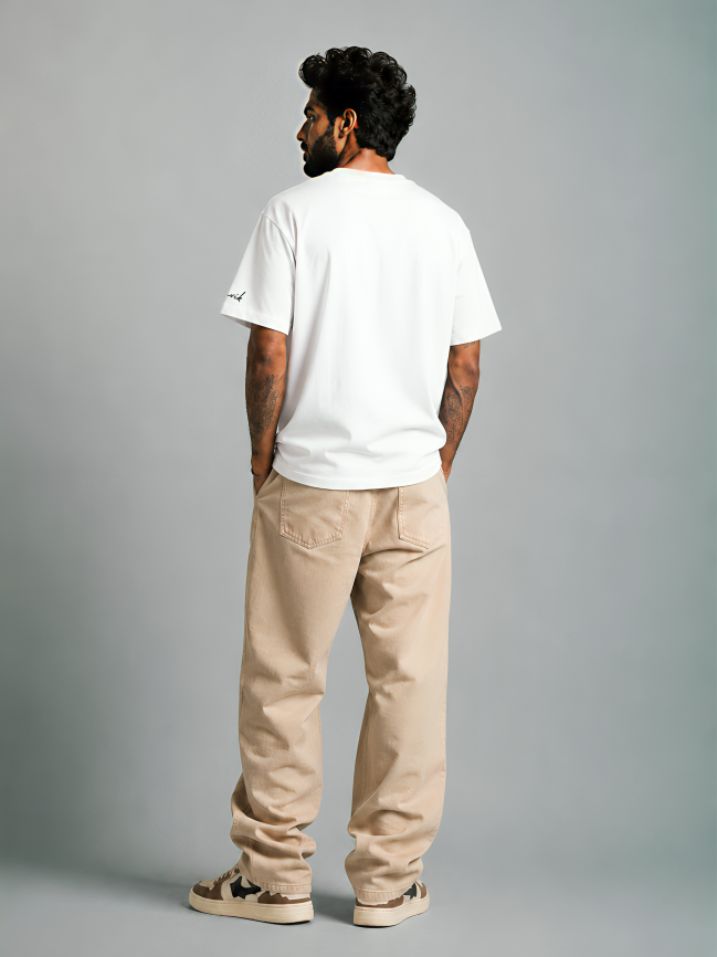 Sarah Heavyweight Embroidered Tee