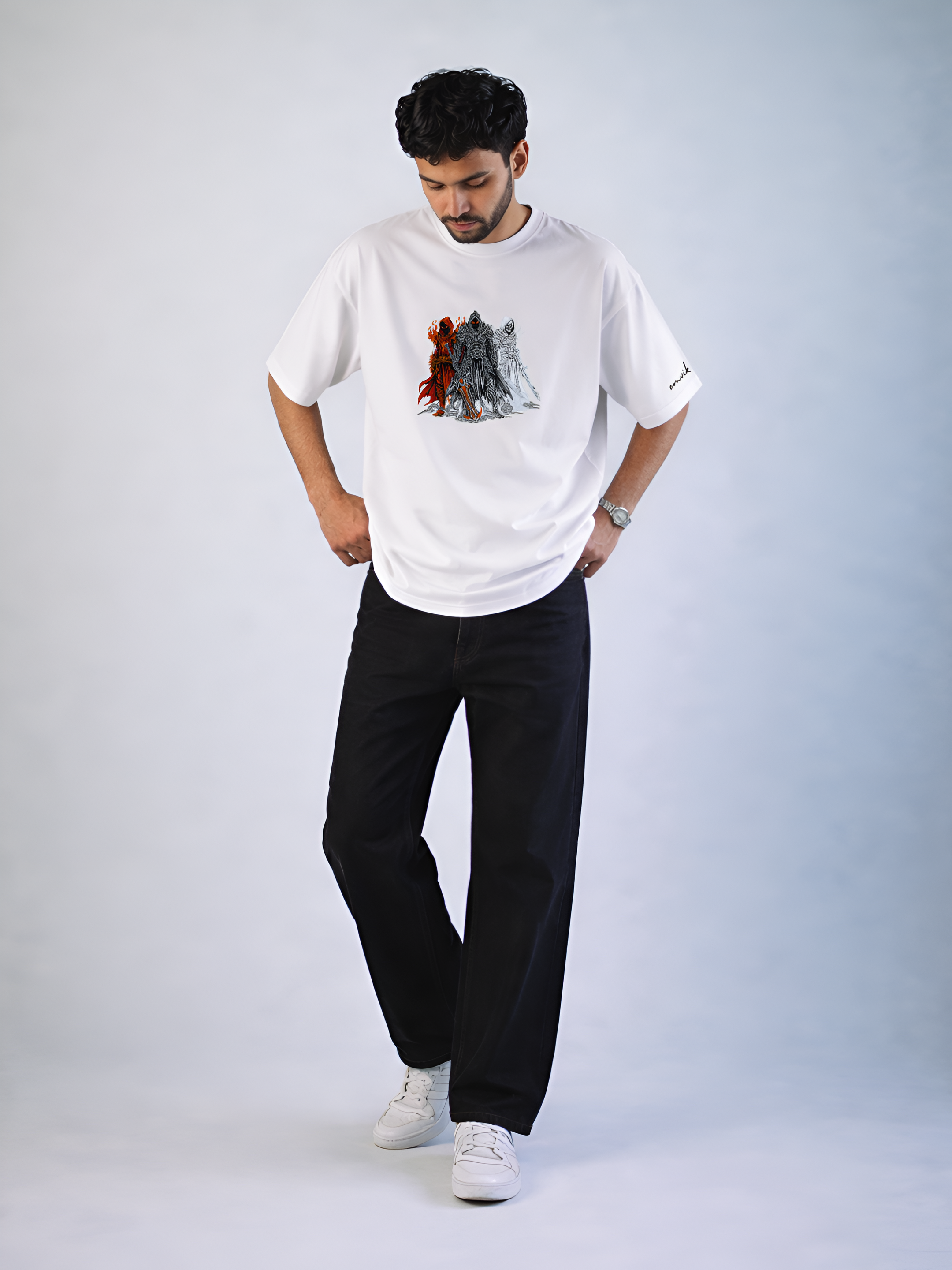 The Trinity Embroidered T-Shirt