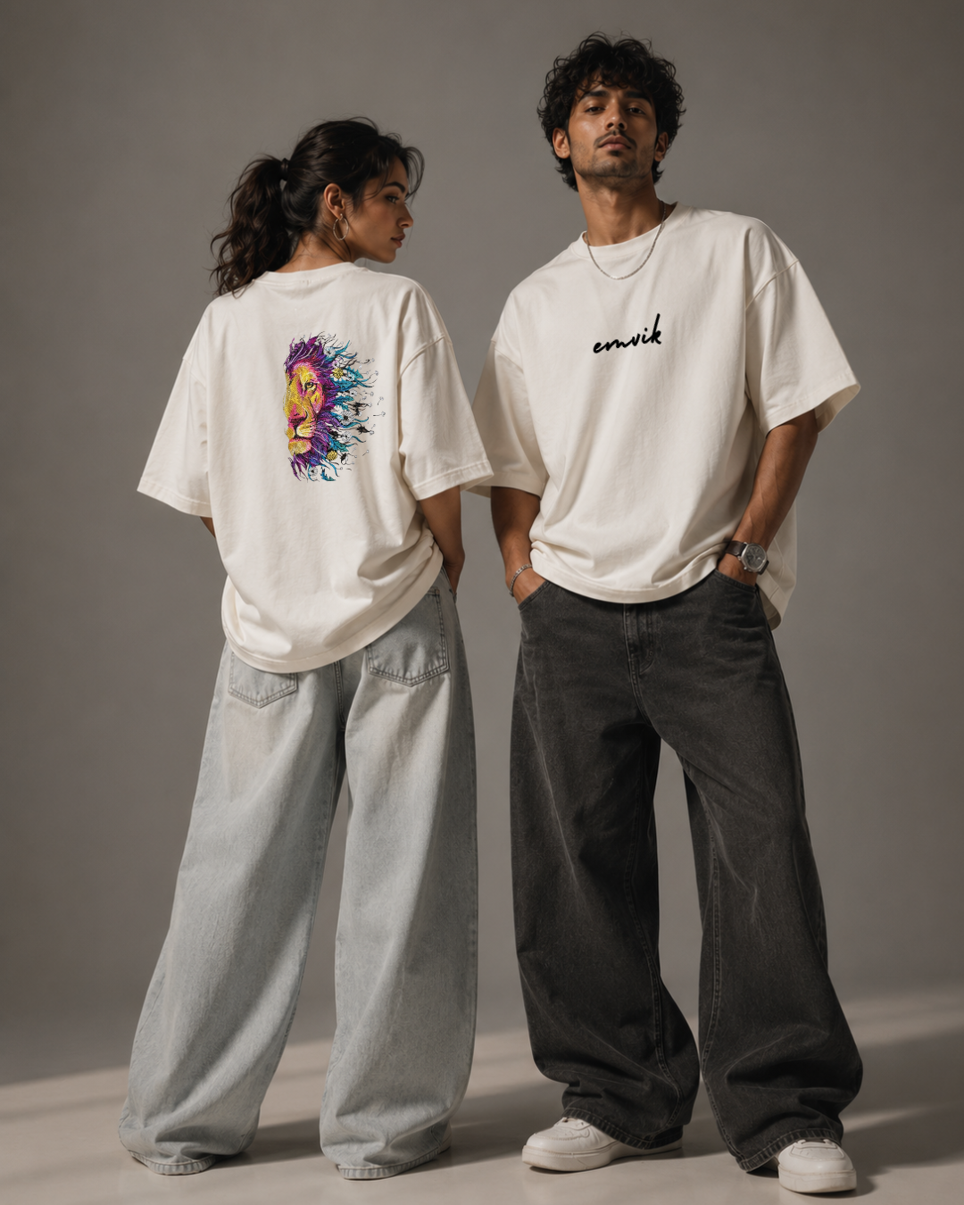 Wild Aura Heavyweight Embroidered Tee