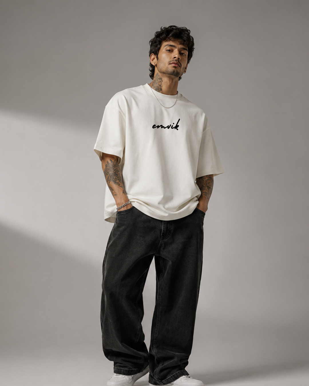 Tsuru Heavyweight Embroidered Tee