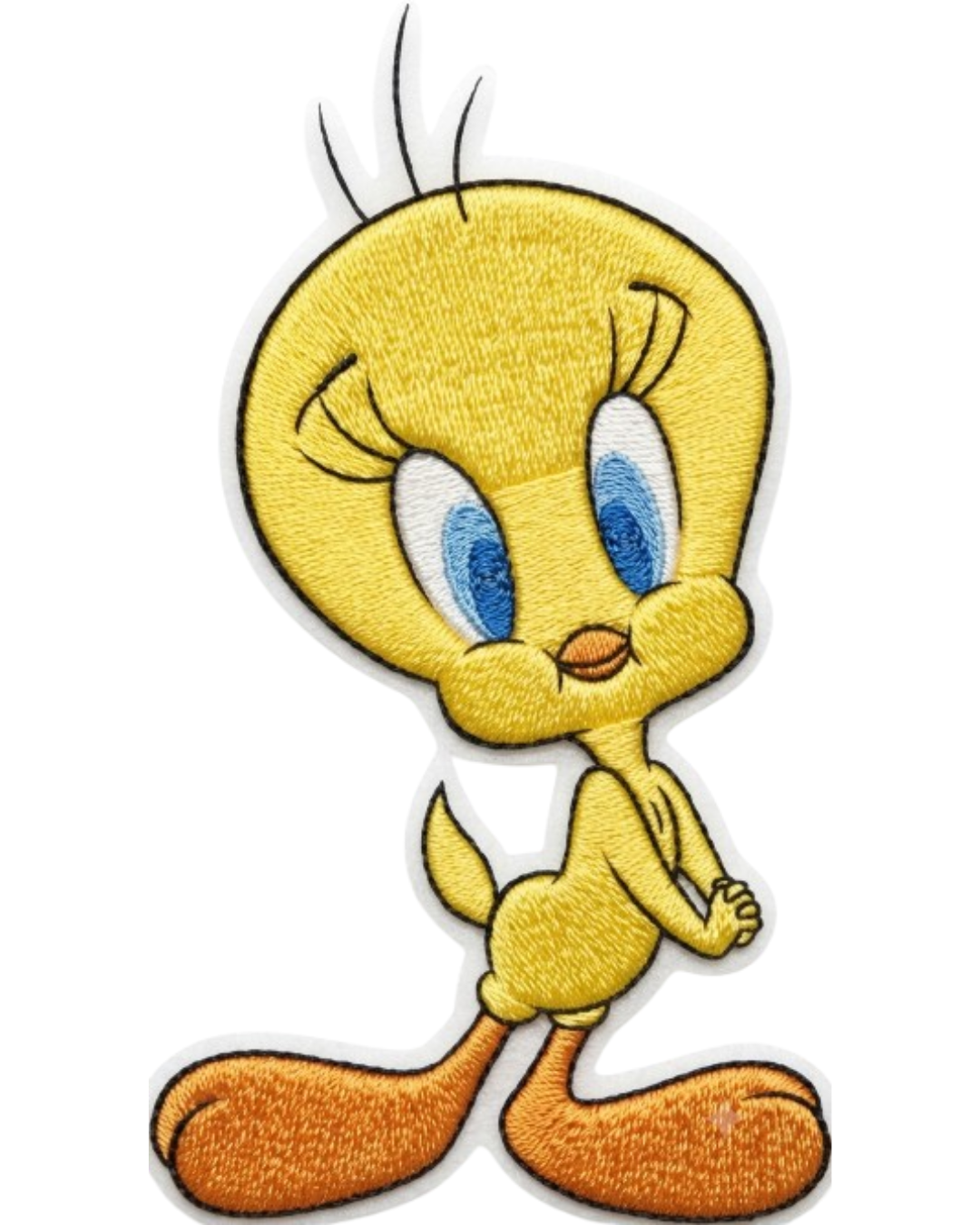 Tweety Charm Women's Embroidered Oversized Tee