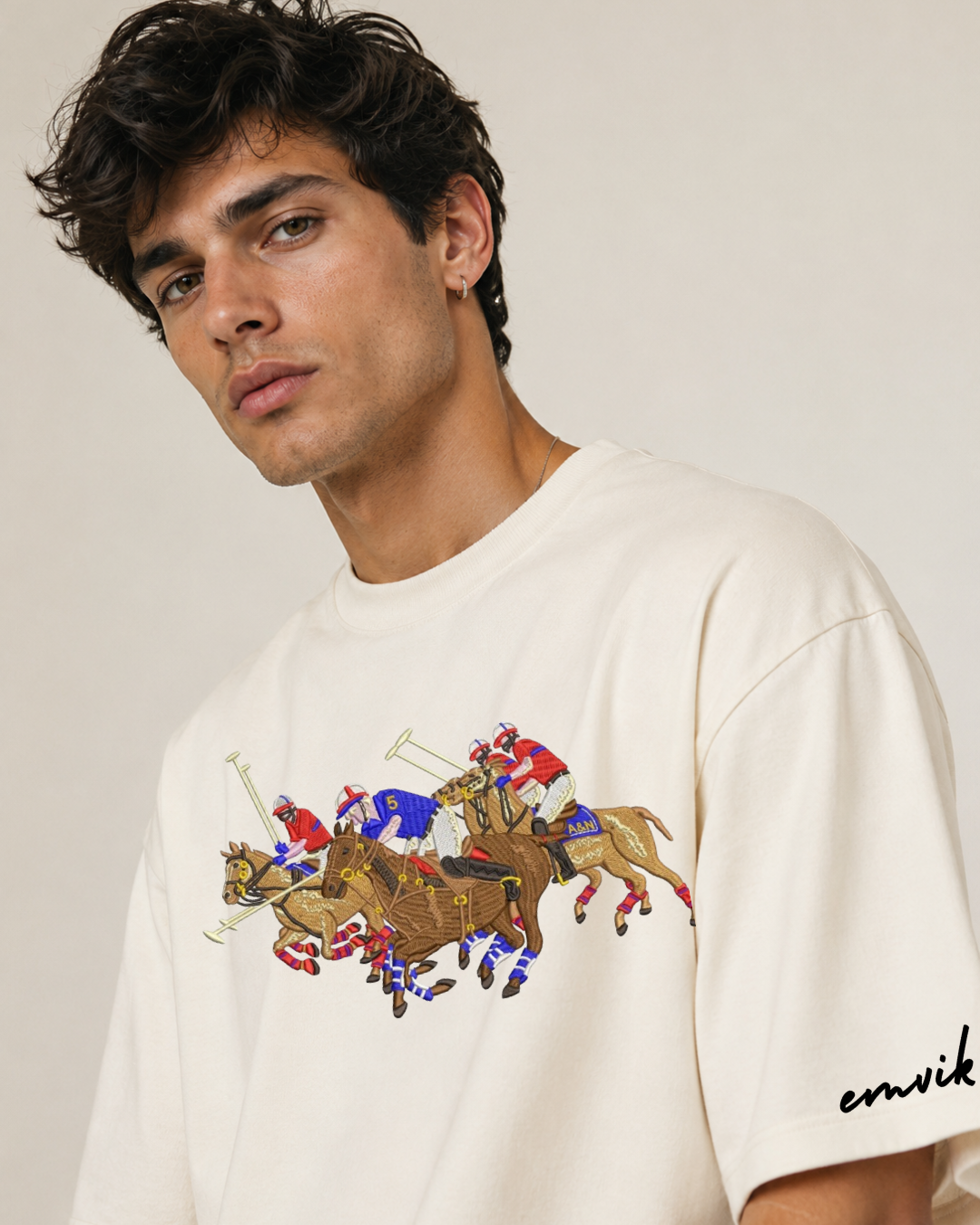 The Royal Polo Heavyweight Embroidered Tee