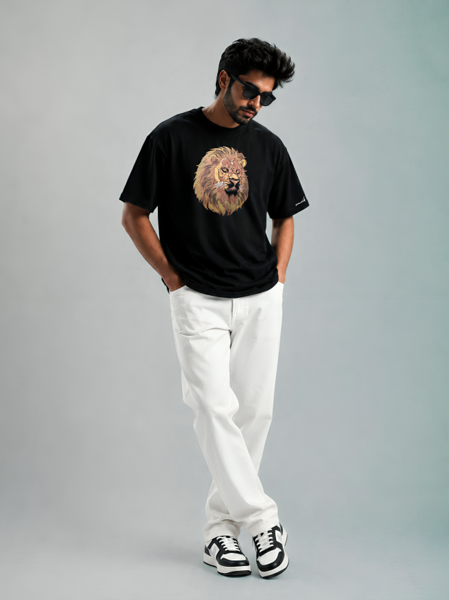 Simba Heavyweight Embroidered Tee