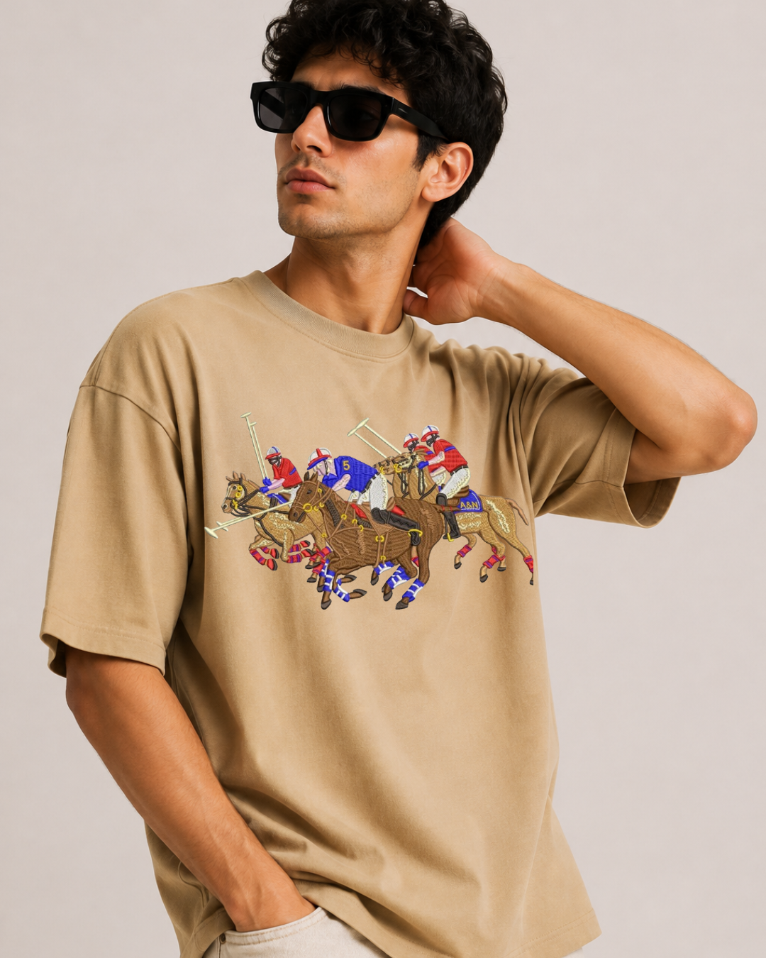The Royal Polo Heavyweight Embroidered Tee