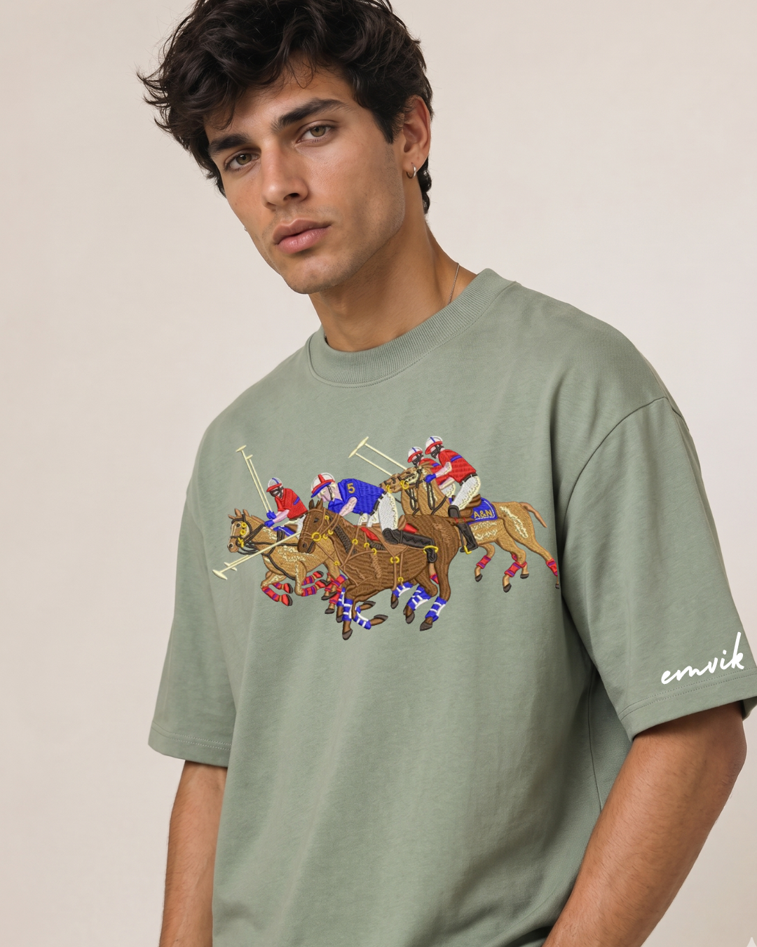 The Royal Polo Heavyweight Embroidered Tee