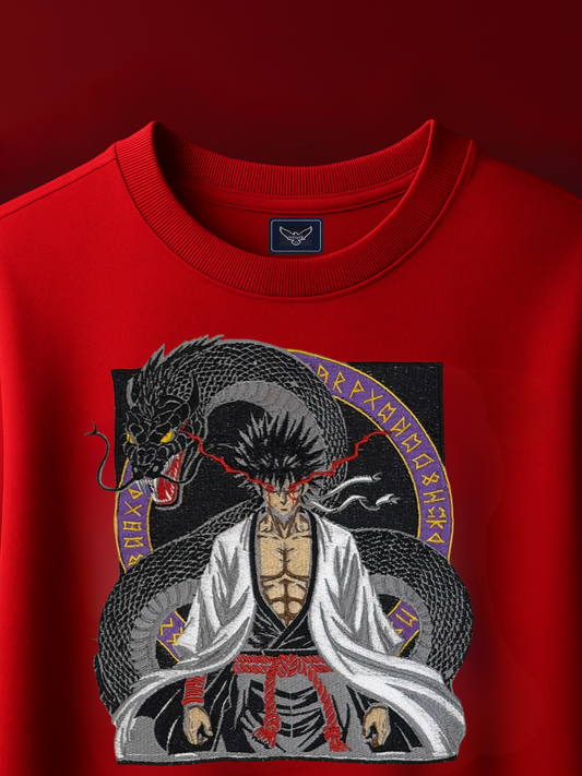 The Serpent Mind Embroidered T-Shirt | EMVIK