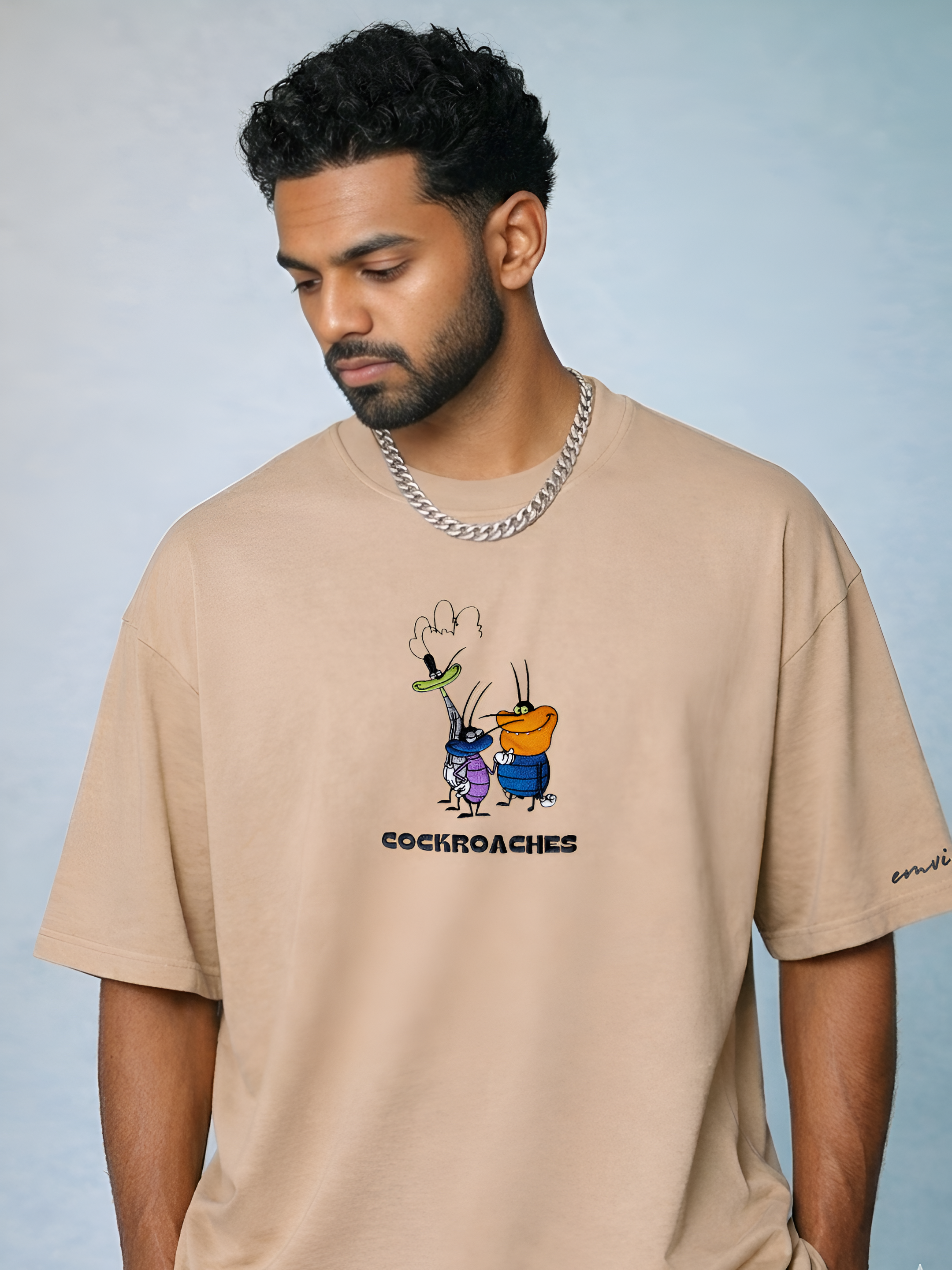Cockroach Heavyweight Embroidered Tee