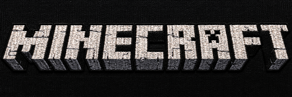 Minecraft Embroidered Heavyweight Tee