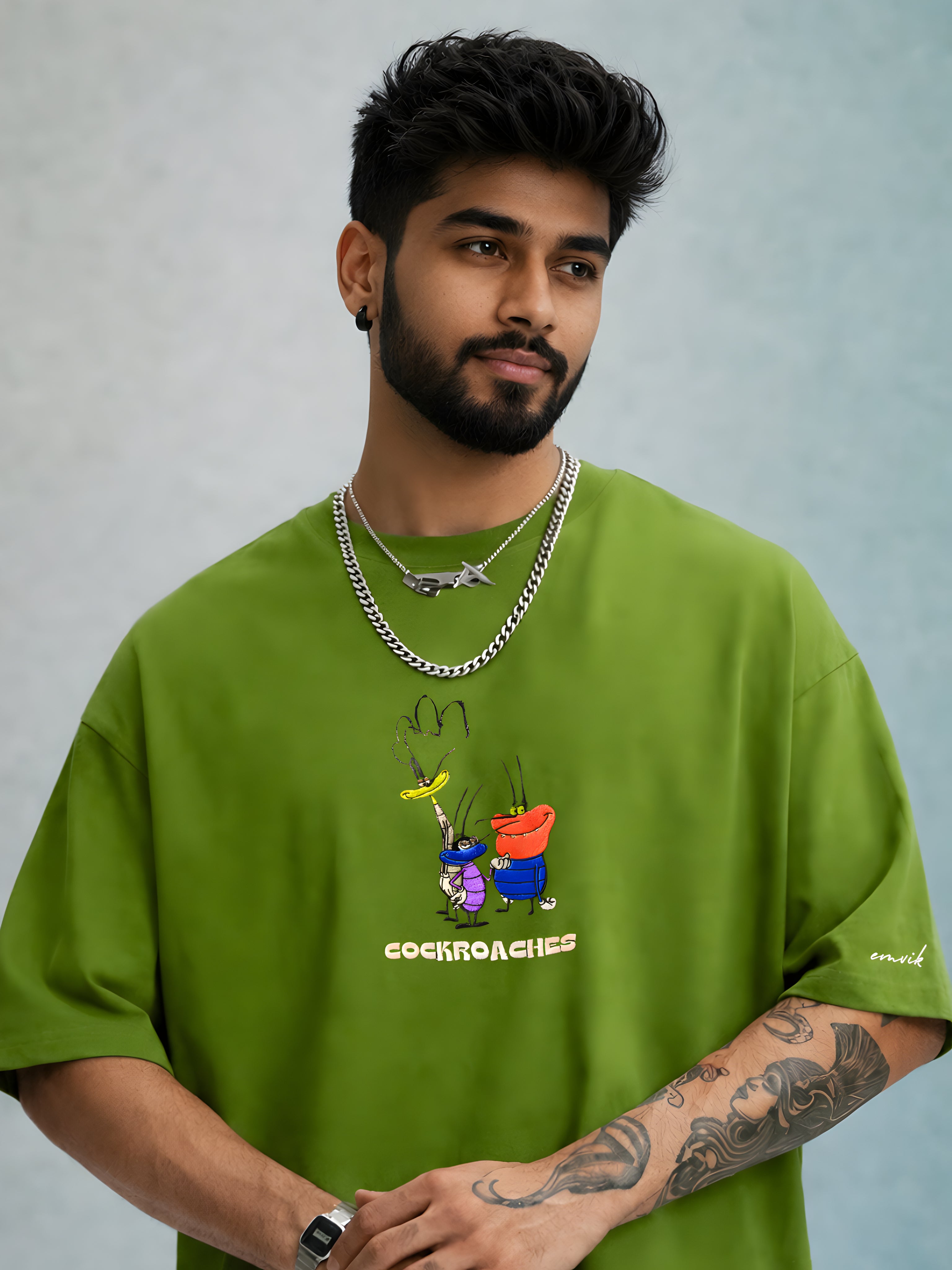 Cockroach Heavyweight Embroidered Tee