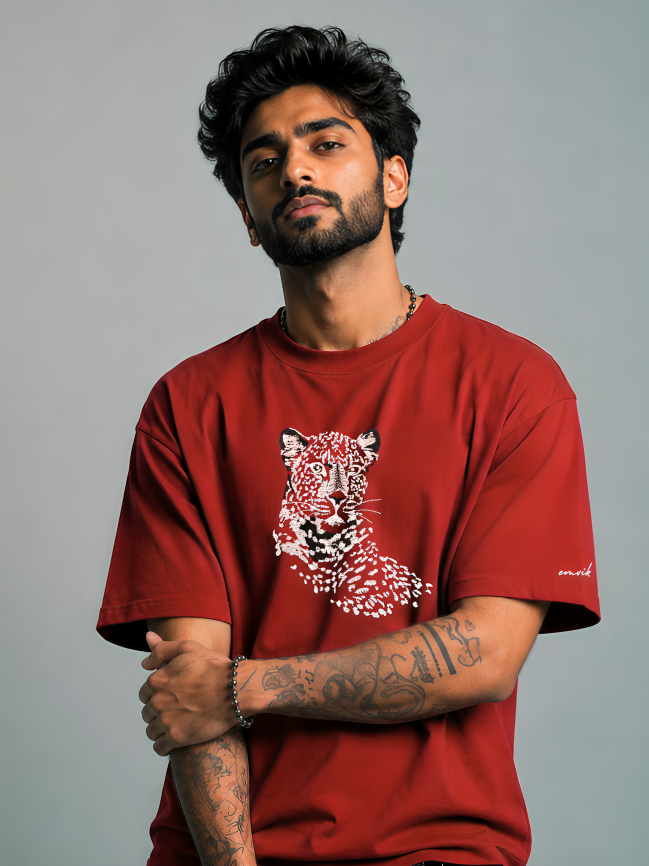 Sarah Heavyweight Embroidered Tee