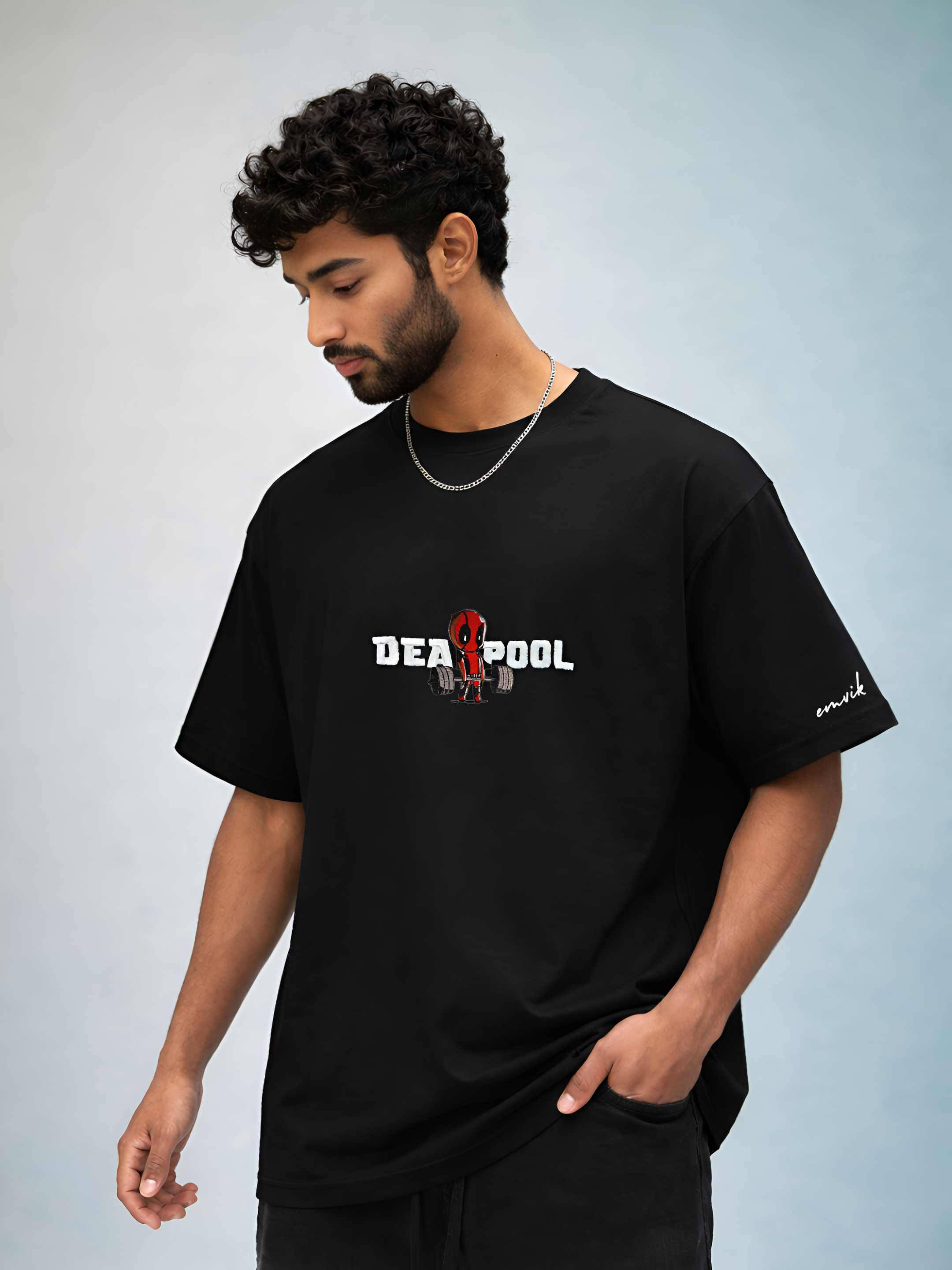 Deadpool Heavyweight Embroidered Tee