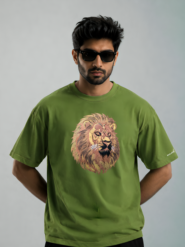 Simba Heavyweight Embroidered Tee