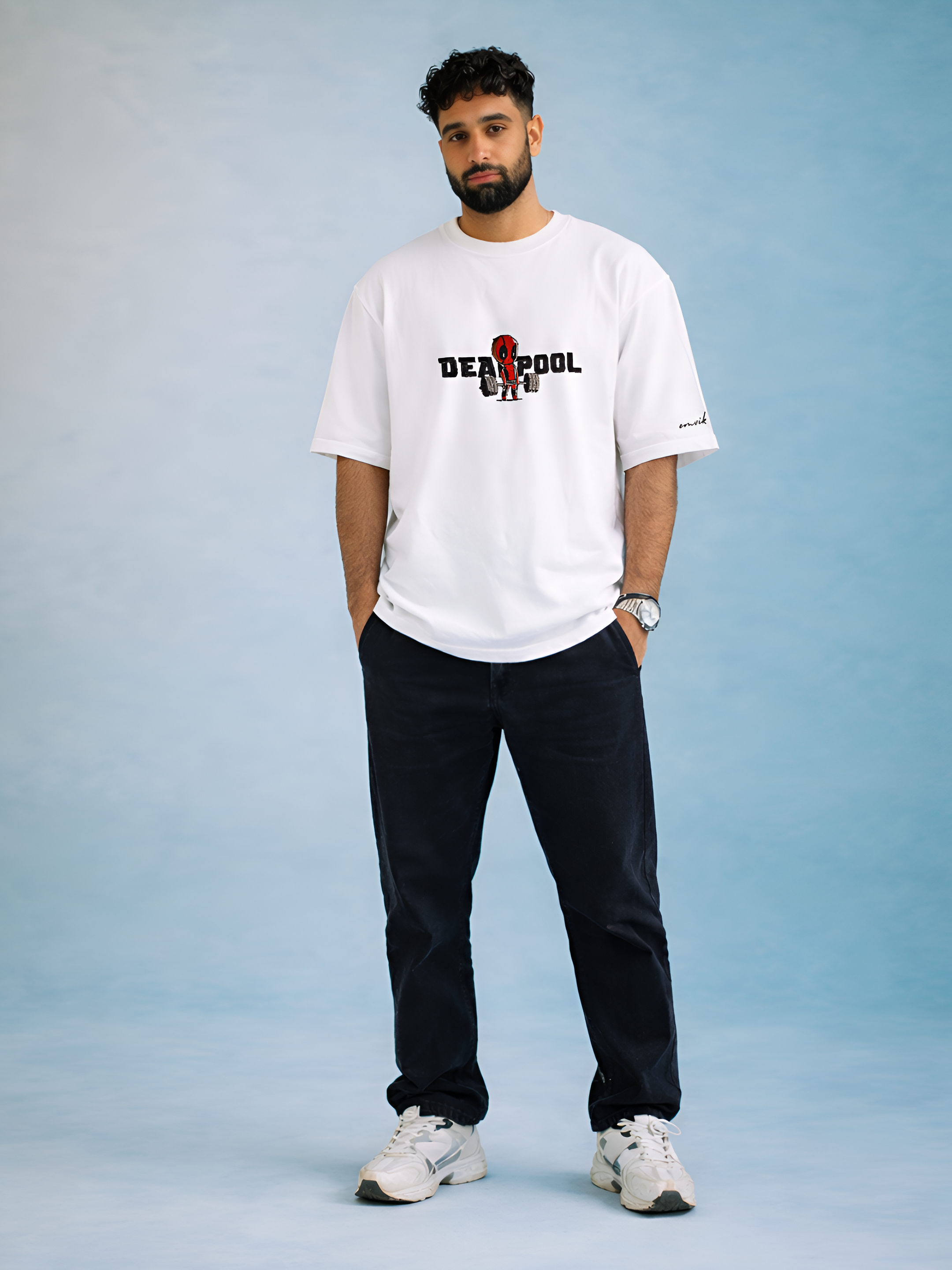 Deadpool Heavyweight Embroidered Tee