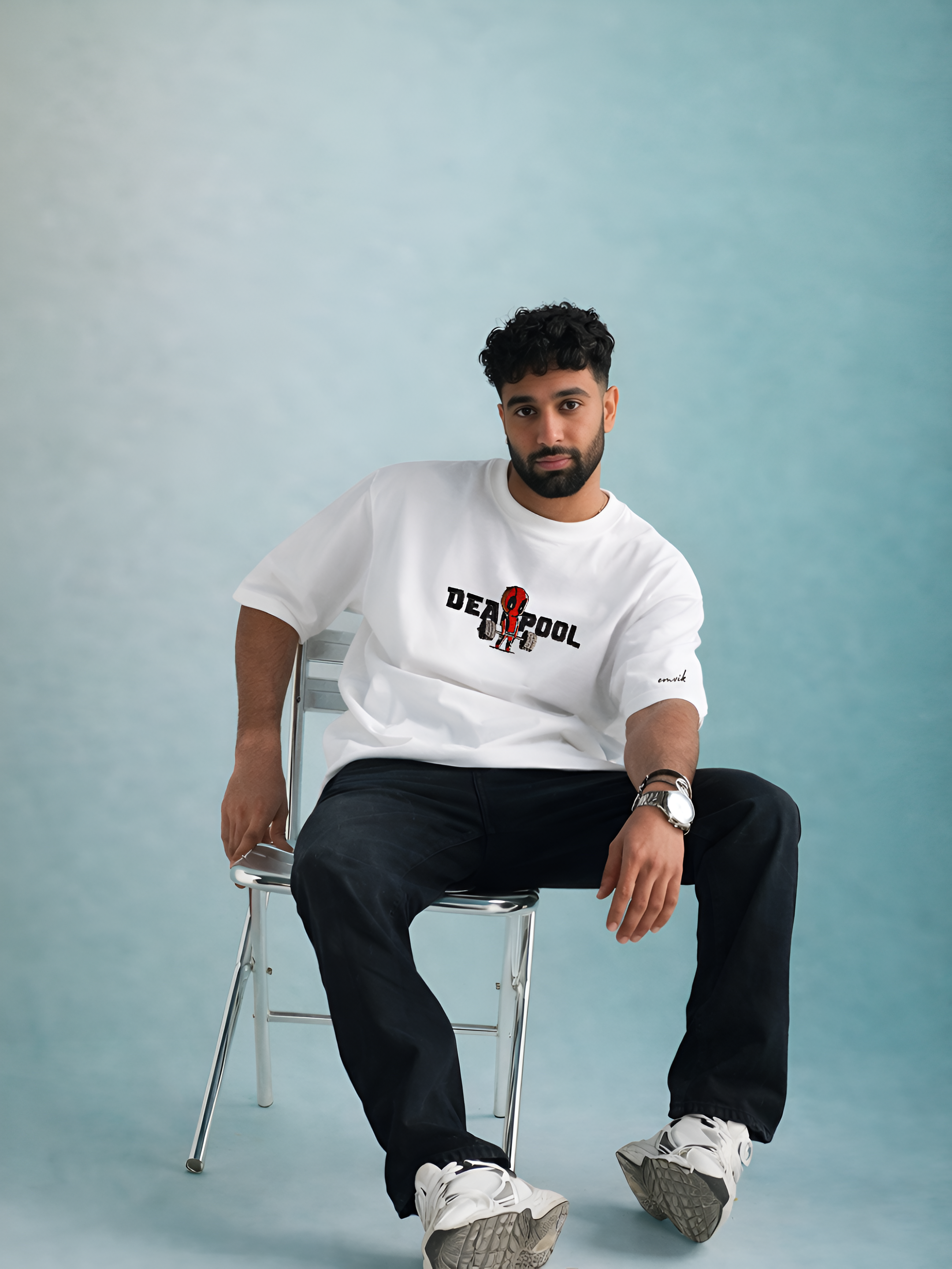 Deadpool Heavyweight Embroidered Tee