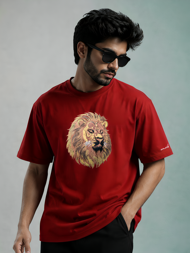 Simba Heavyweight Embroidered Tee