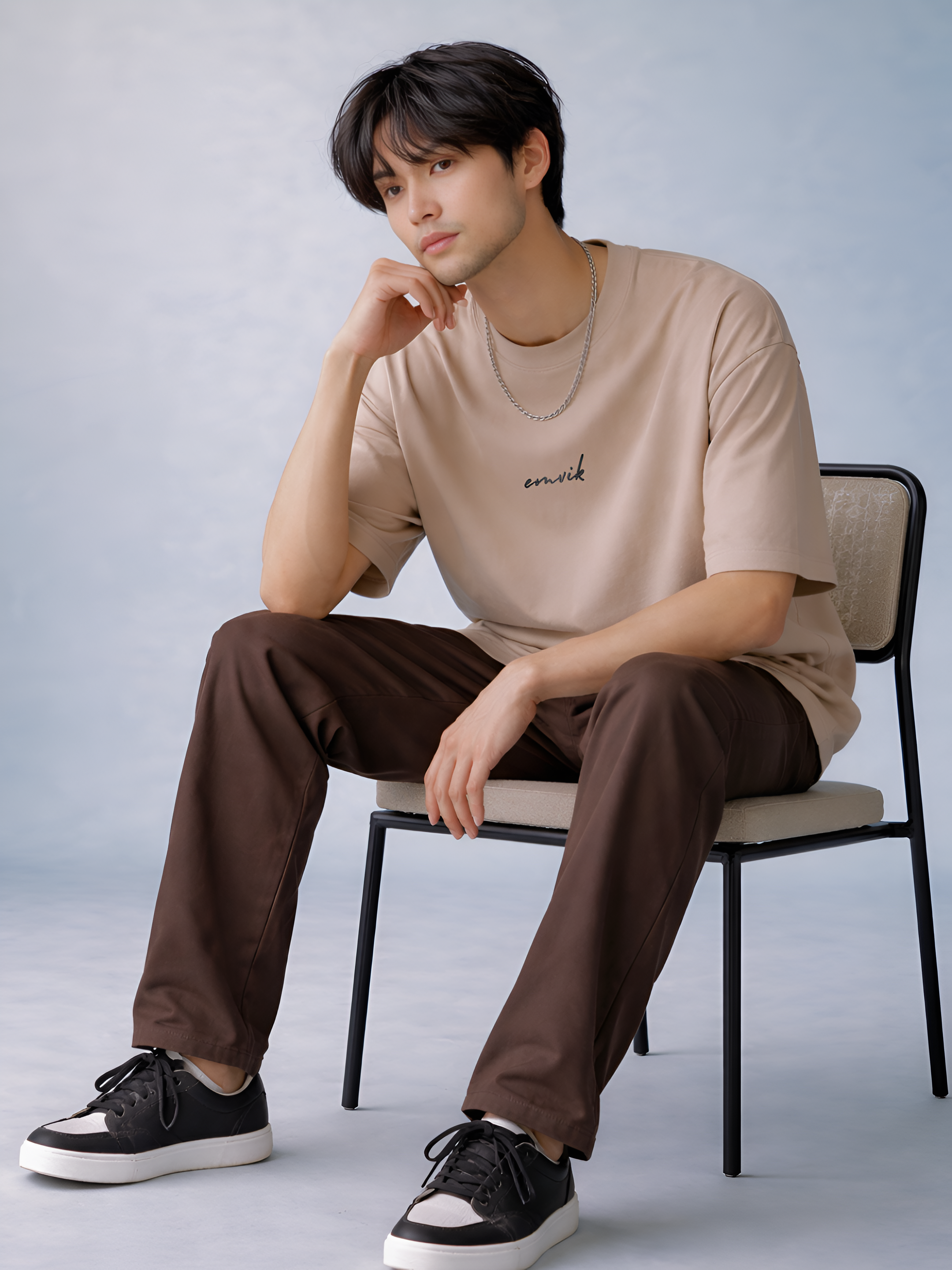 EMVIK Signature Embroidered Tee