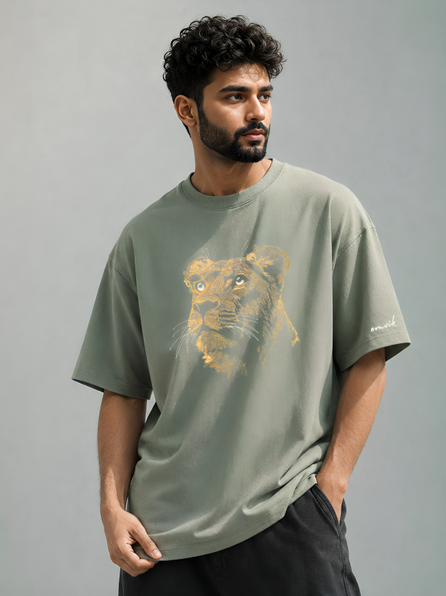 Cleo Heavyweight Embroidered Tee