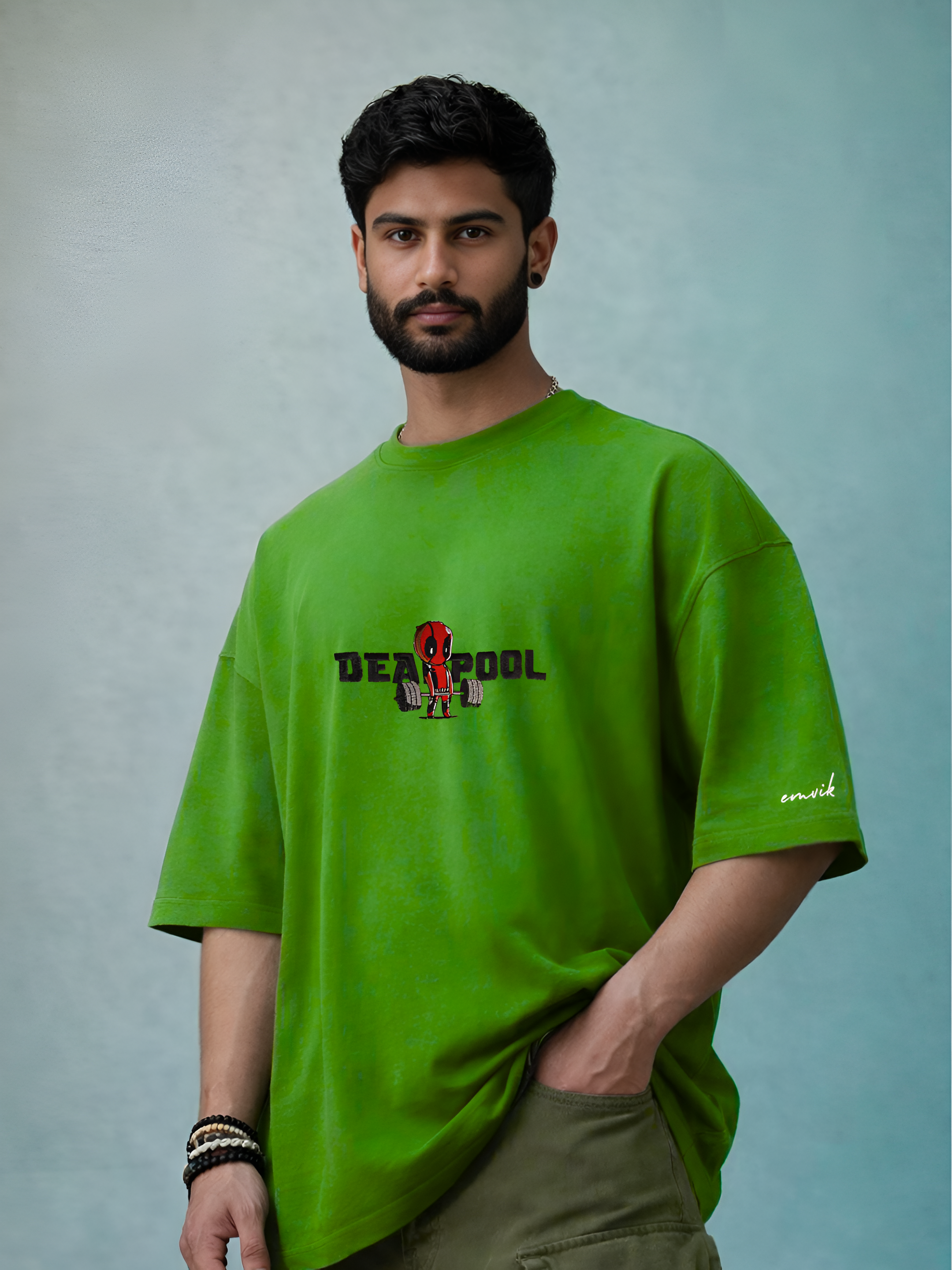 Deadpool Heavyweight Embroidered Tee