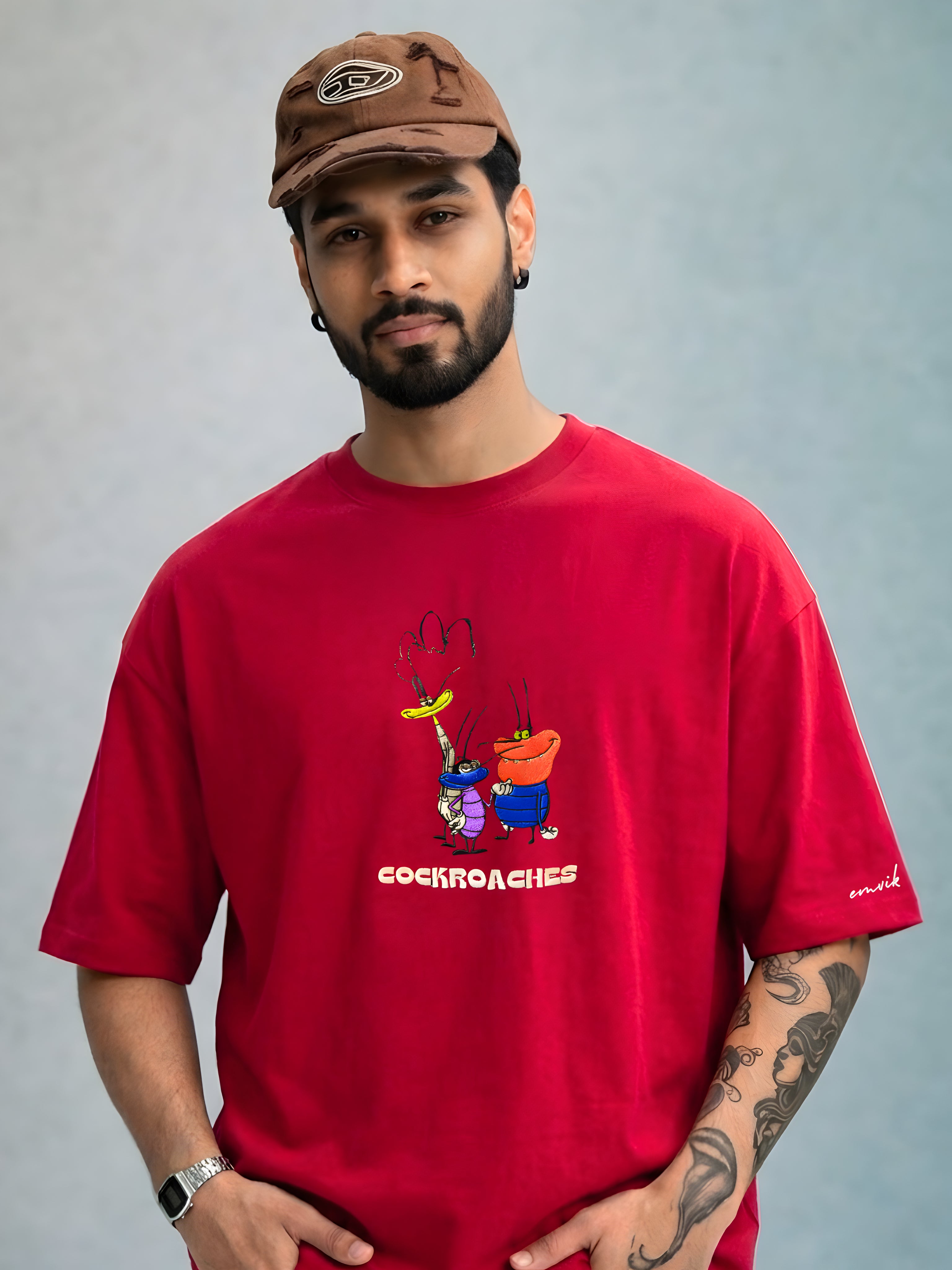 Cockroach Heavyweight Embroidered Tee
