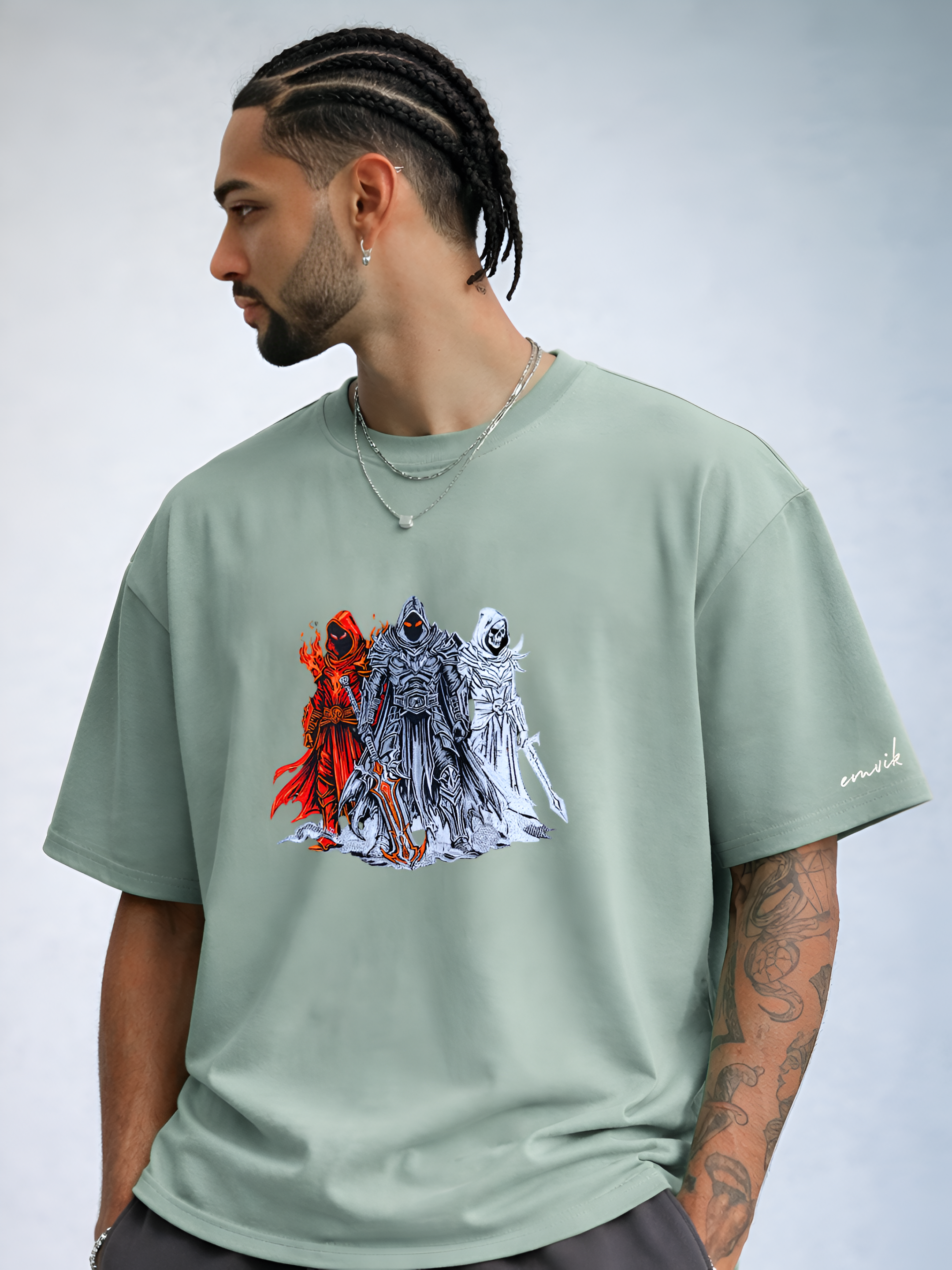 The Trinity Embroidered T-Shirt