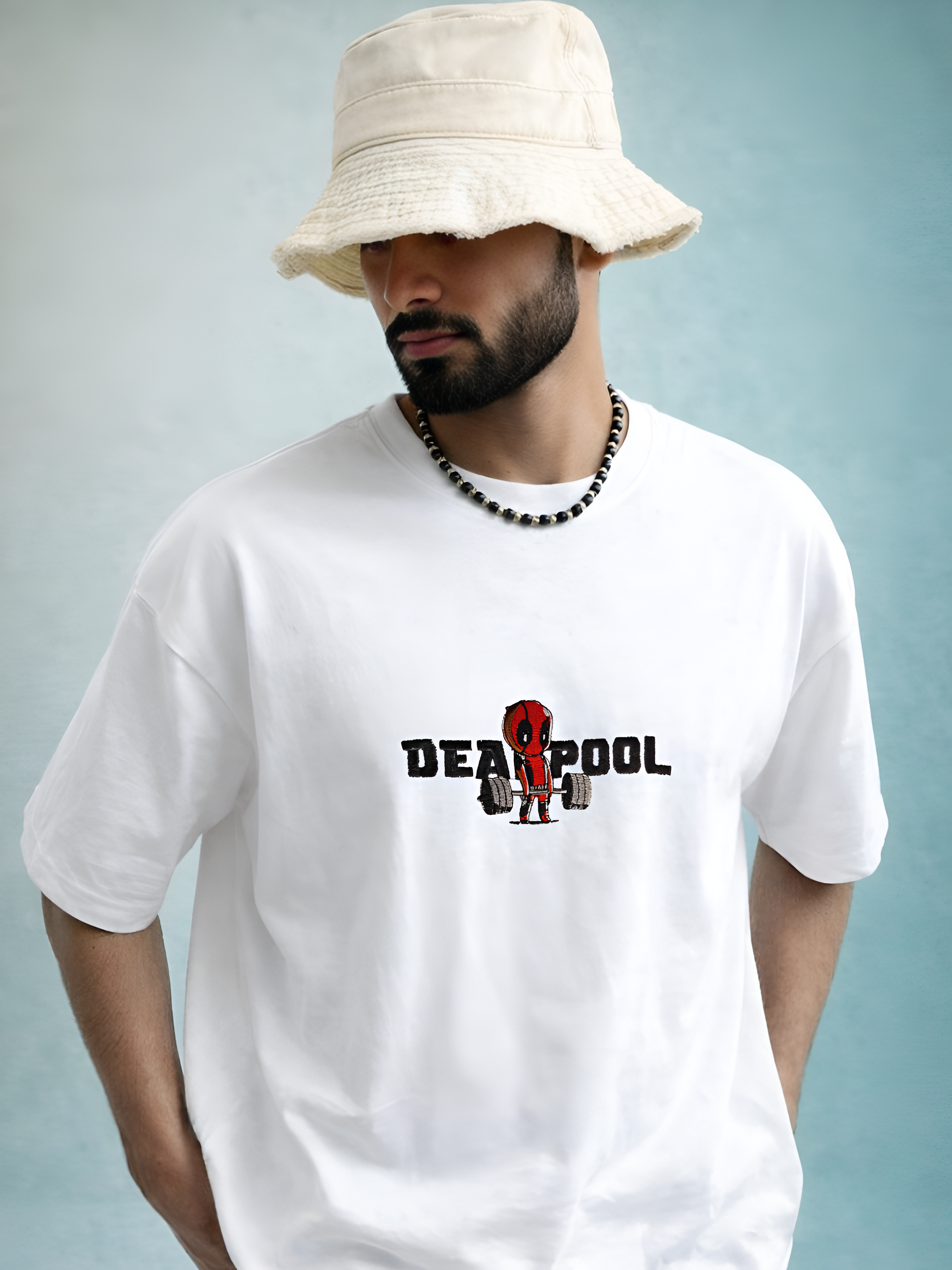 Deadpool Heavyweight Embroidered Tee