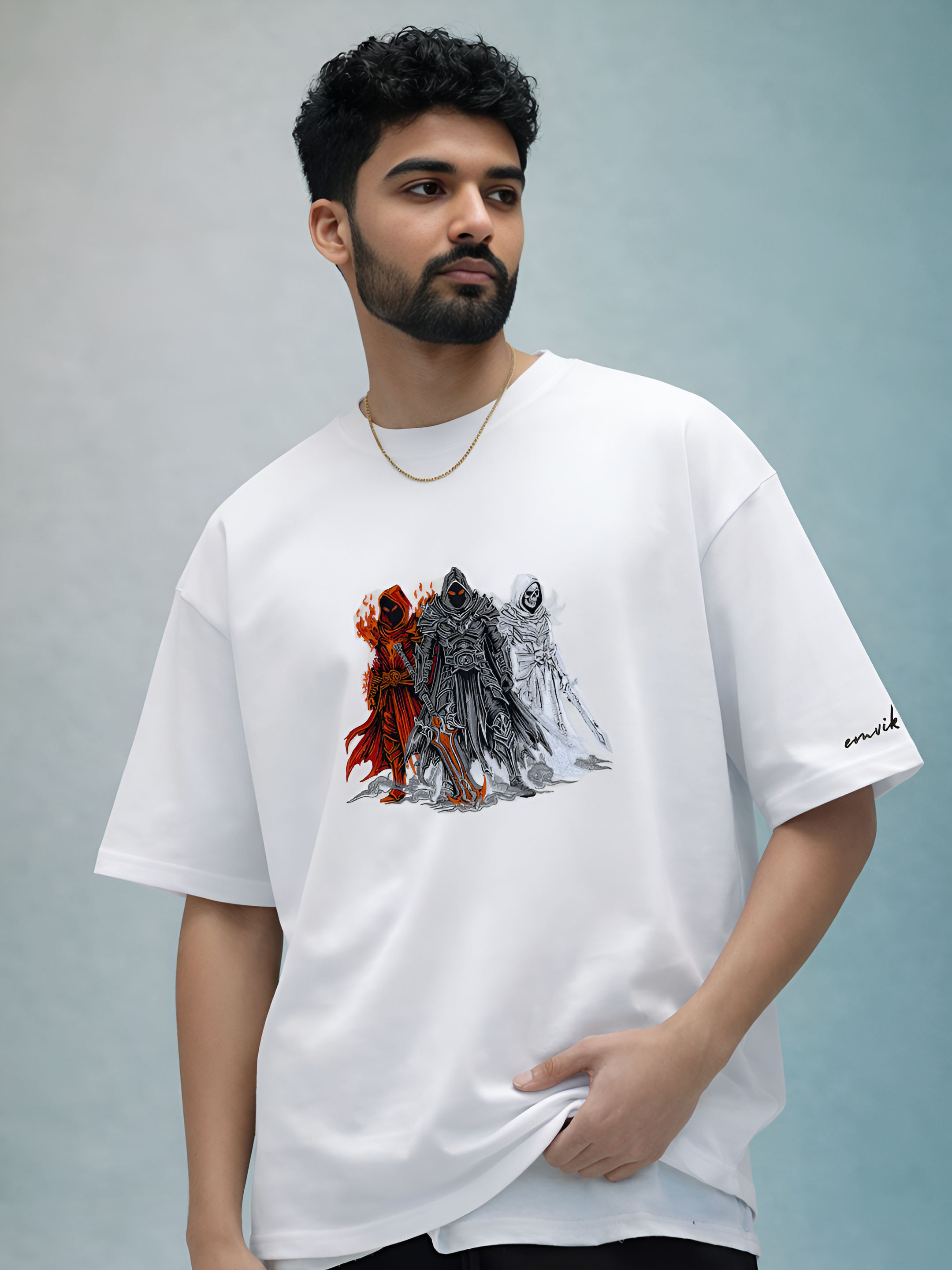 The Trinity Embroidered T-Shirt