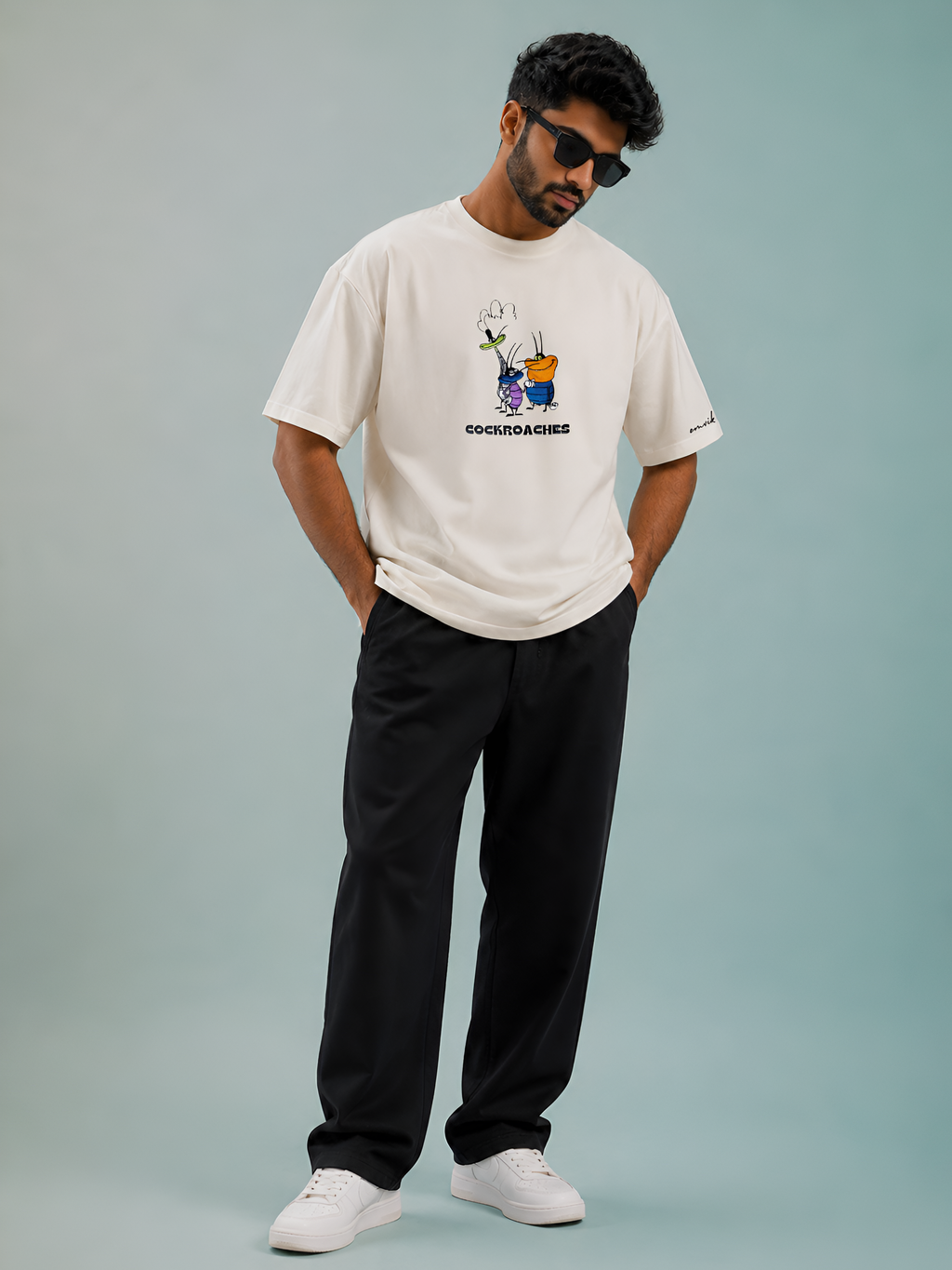 Cockroach Heavyweight Embroidered Tee
