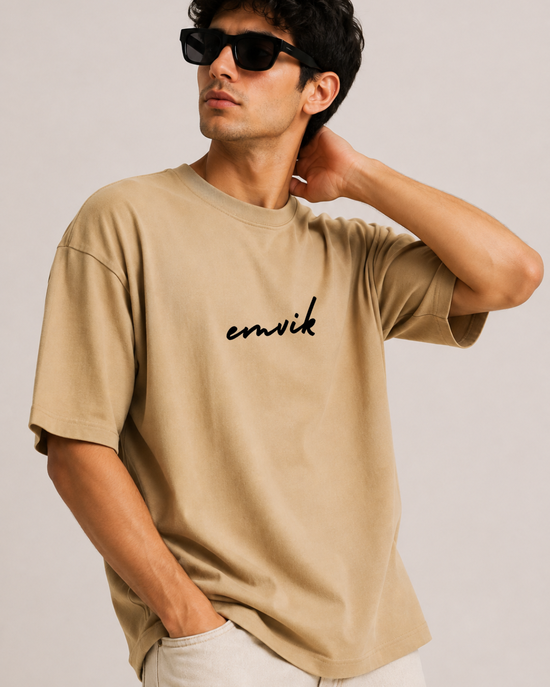 EMVIK Signature Embroidered Tee